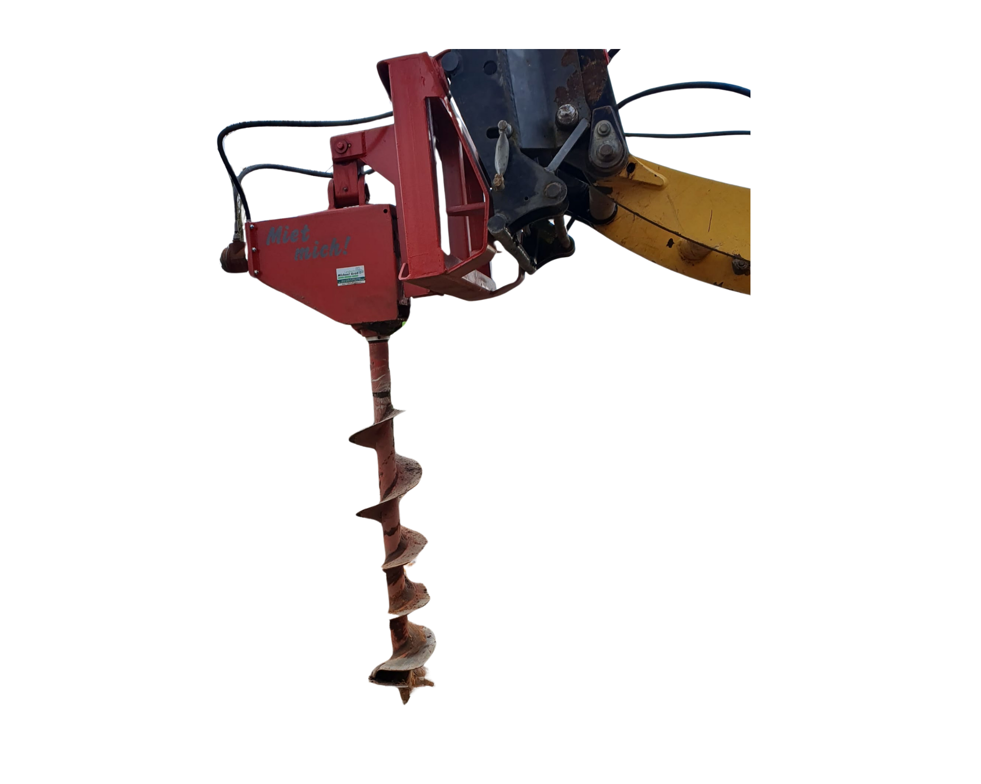 Erdbohrer hydraulisch mit Euroaufnahme